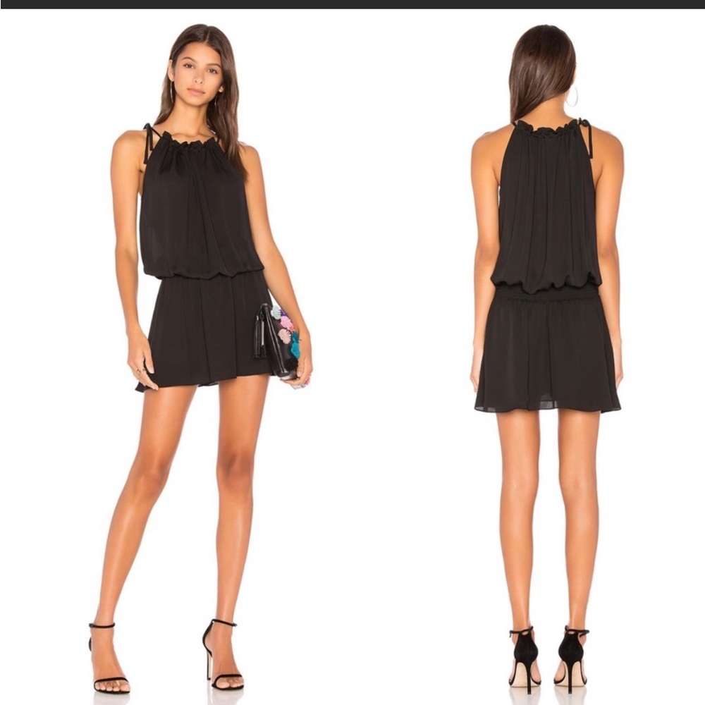 Amanda Uprichard Drop Waist Mini Dress